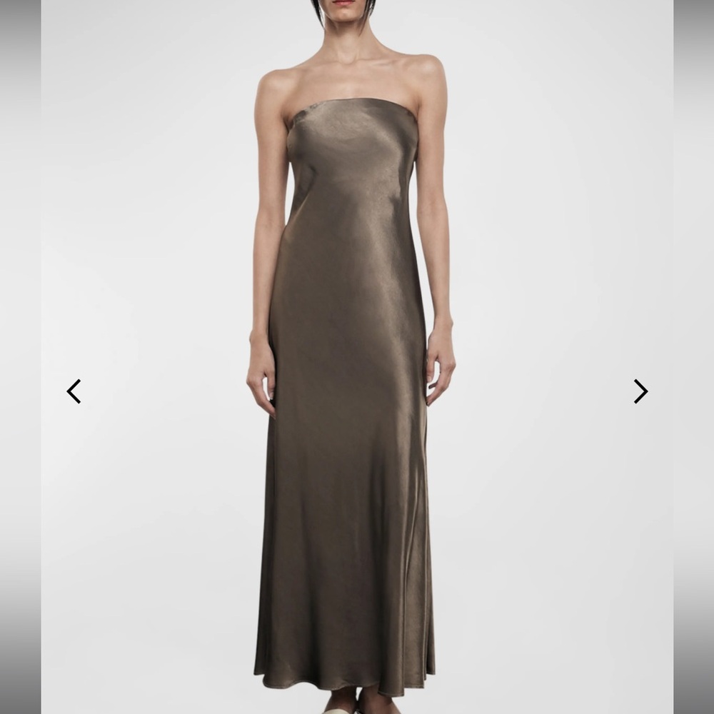 Enza Costa
Strapless Satin Bias Maxi Dress